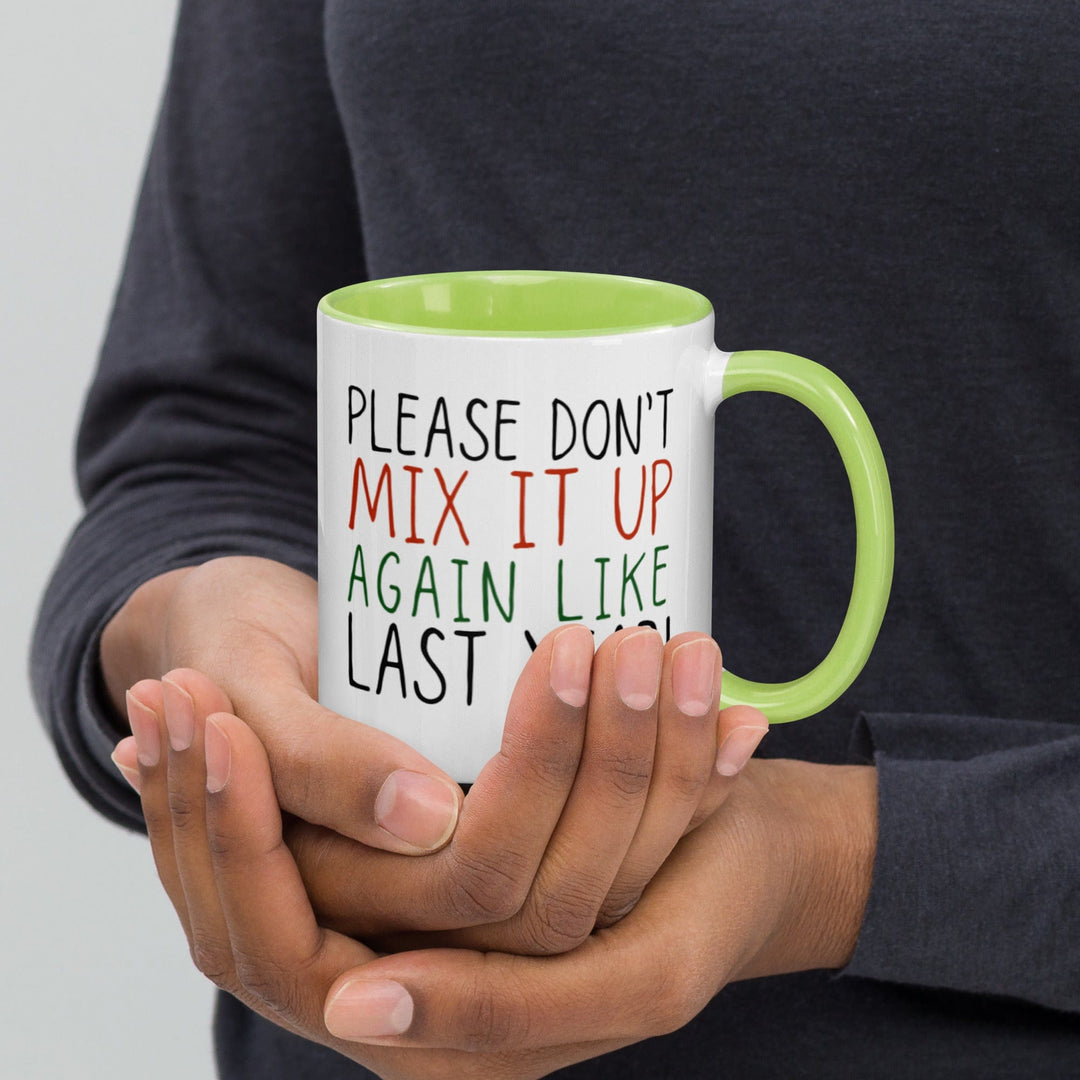 Lisslune | Dear Santa - Please don't mix it up with cups with color inside
