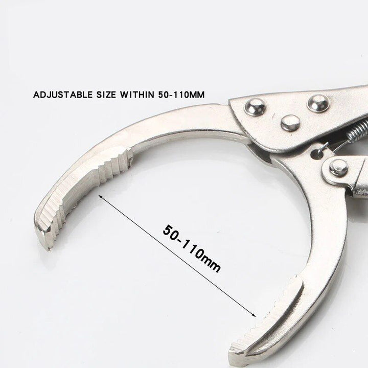 Lisslune | High quality stainless steel clamp filter key for oil grill, durable and efficient oil change tool