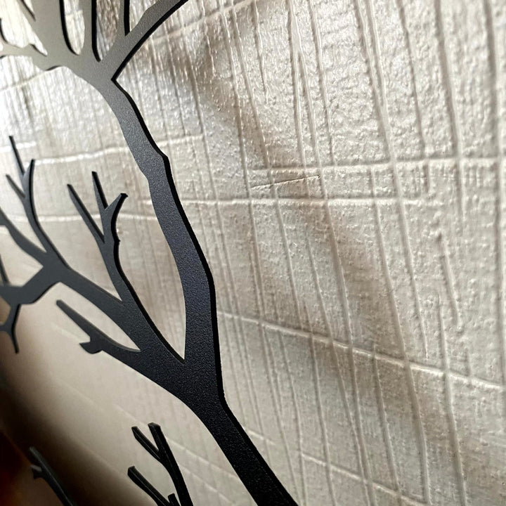 Lisslune | PerchArt Metal Wall Decoration – Birds on a Branch for a Timeless Natural Appearance