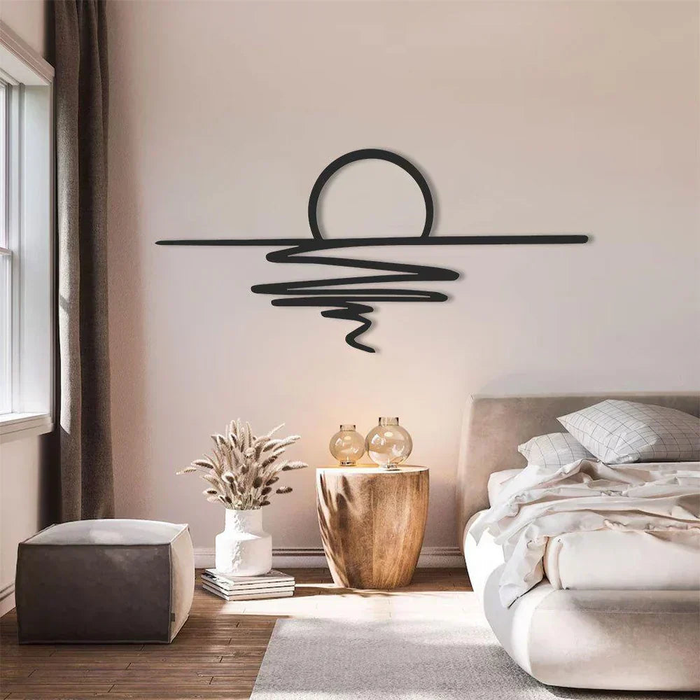 Lisslune | CurlMist - Modern Minimalist Wall Art