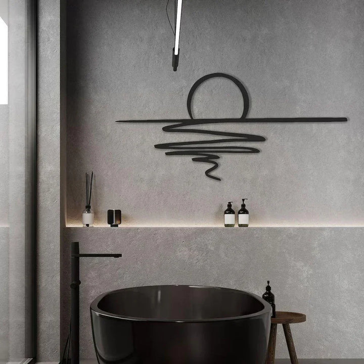 Lisslune | CurlMist - Modern Minimalist Wall Art