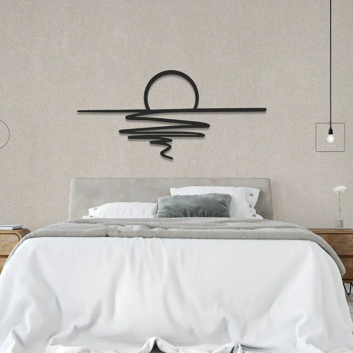 Lisslune | SereneSwirl - Modern minimalist wall art for stylish spaces
