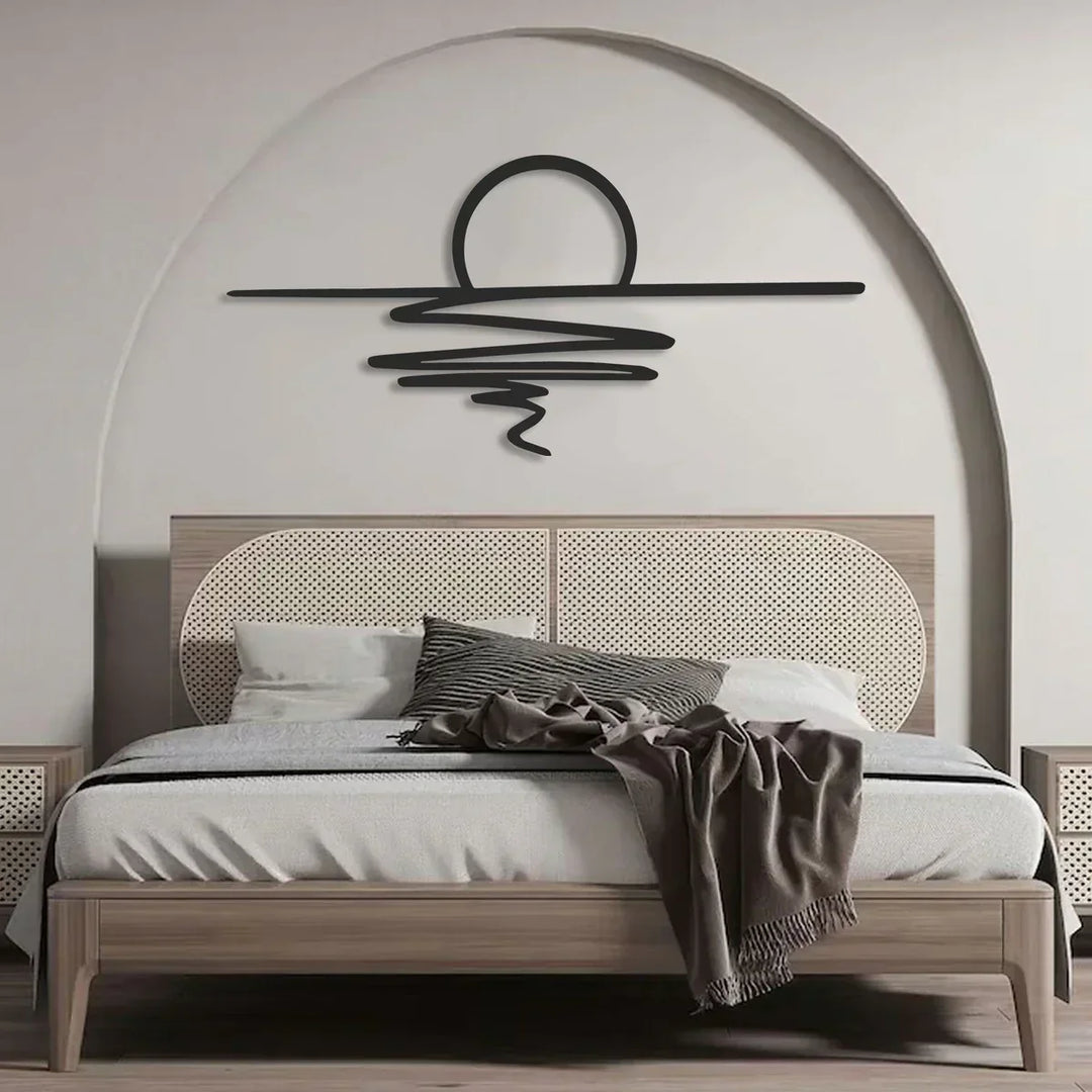 Lisslune | SereneSwirl - Modern minimalist wall art for stylish spaces