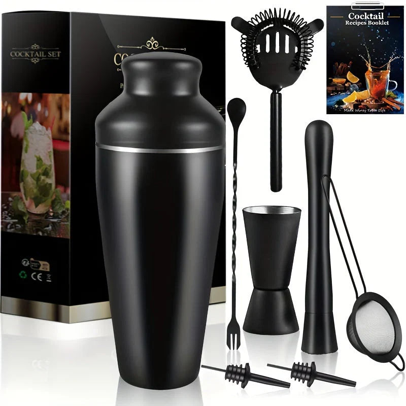 Lisslune | Professional Cocktail Set – Stainless Steel Bartender Set for Perfect Drinks