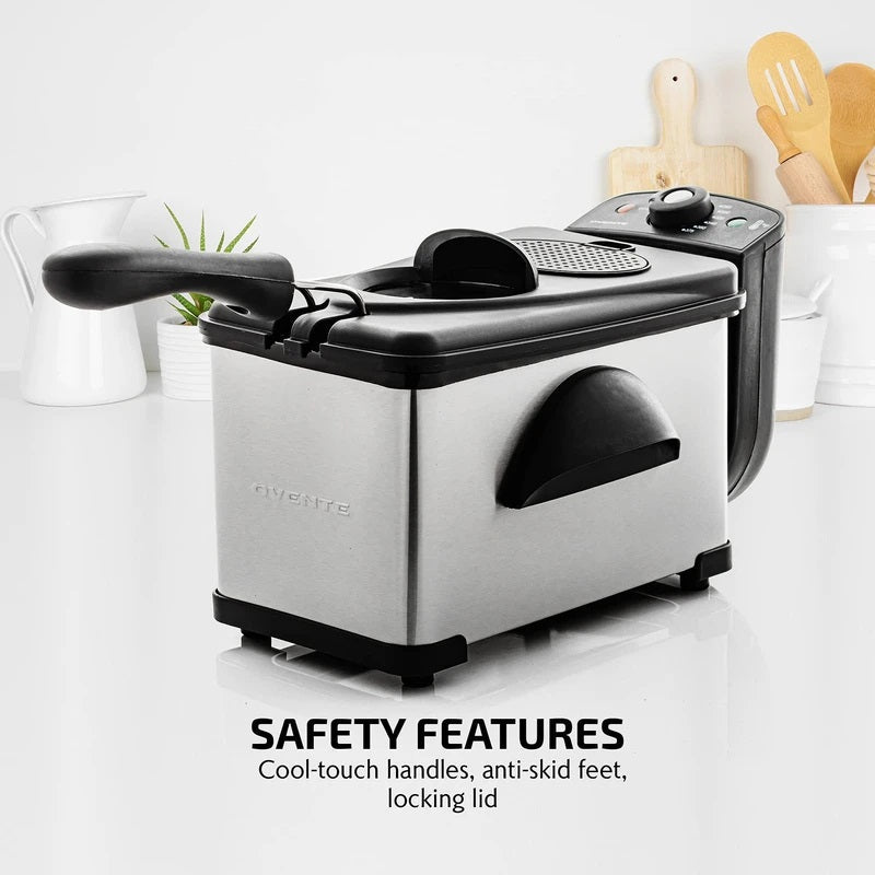 Lisslune | 2L Electric Deep Fryer with Adjustable Temperature Control