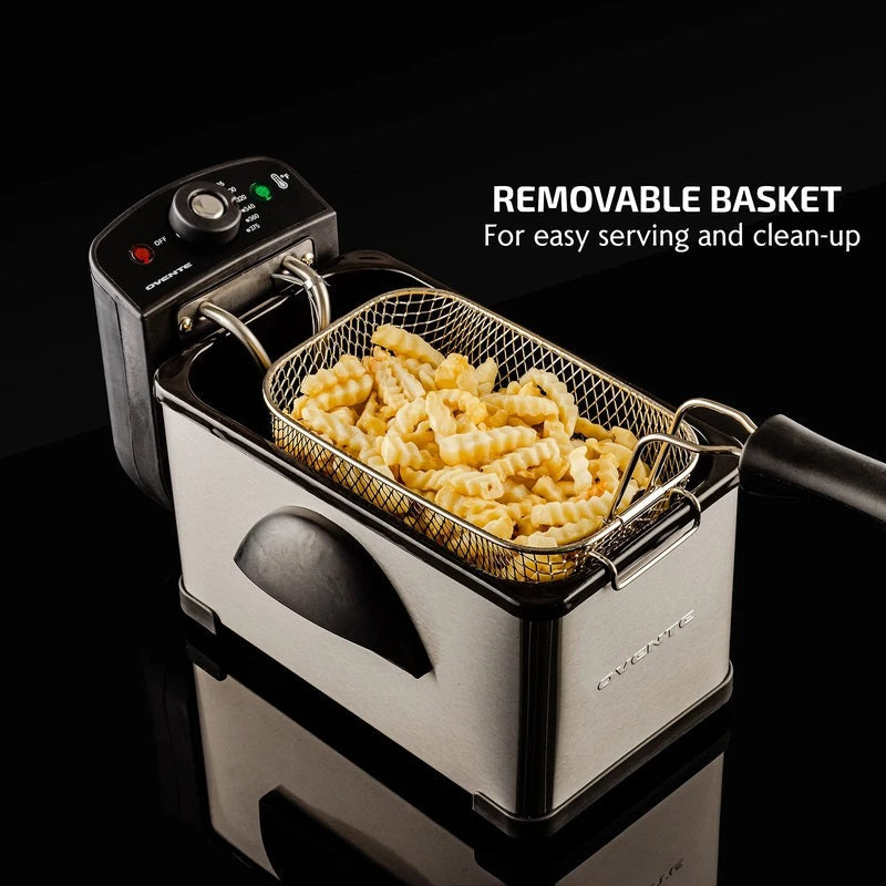 Lisslune | 2L Electric Deep Fryer with Adjustable Temperature Control