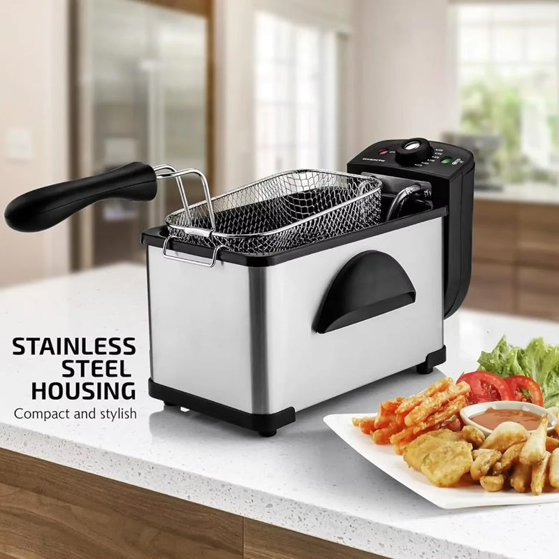 Lisslune | 2L Electric Deep Fryer with Adjustable Temperature Control