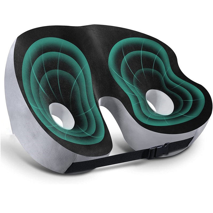 Lisslune | Adjustable Memory Foam Sit Bone Relief Seat Cushion