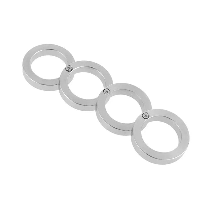 Lisslune | DEFENDRING – Tactical Foldable Self-Defense Ring with Rotatable Stainless Steel Design