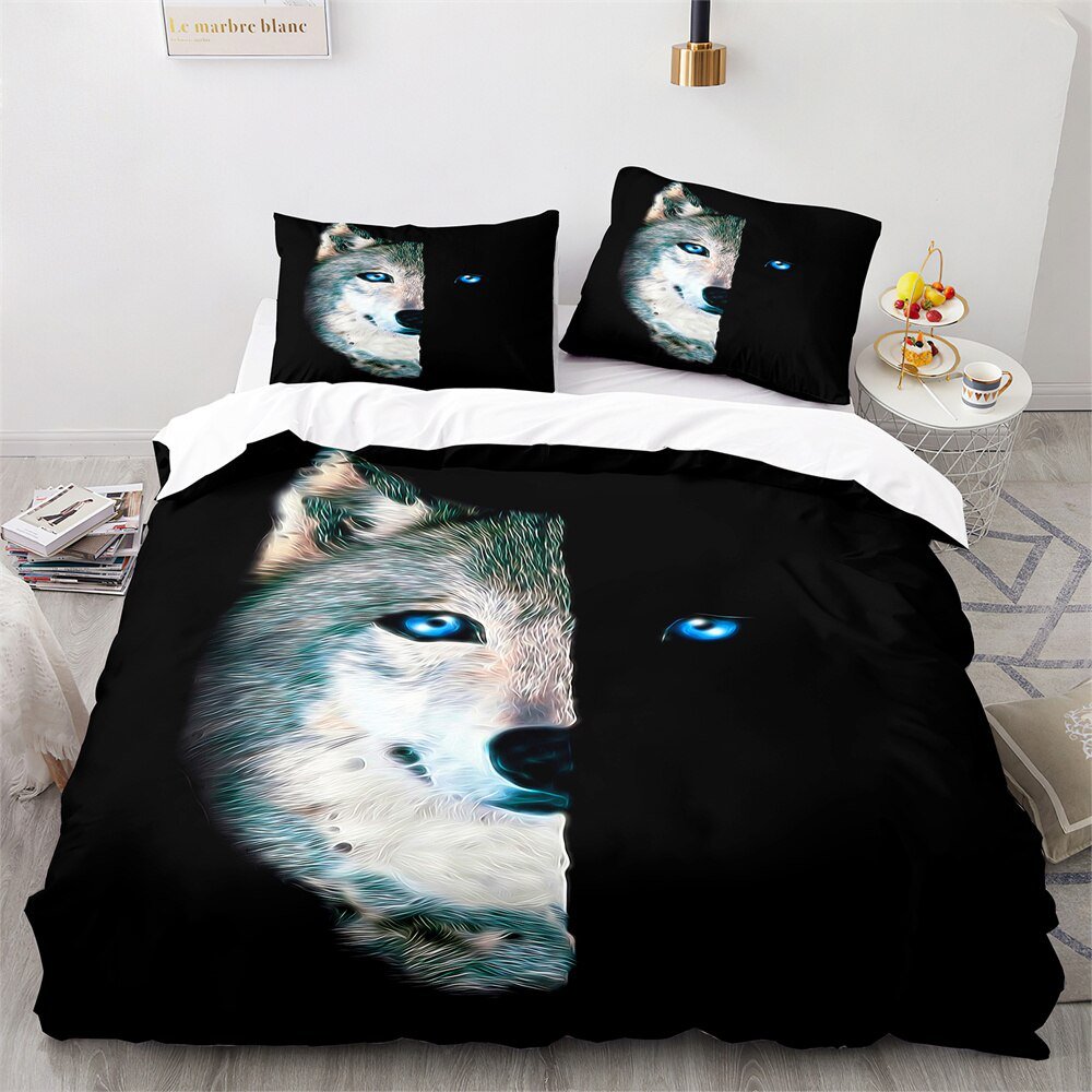 Lisslune | HowlHaven - Wolf Bed Set for Kids