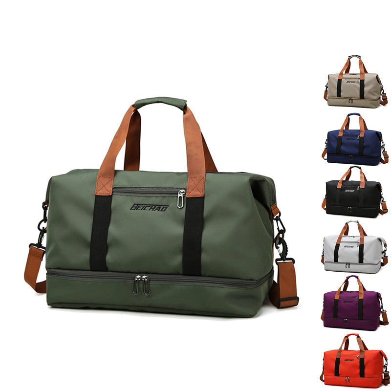 Lisslune | Travel & Sports Bag | Waterproof Duffel for Gym, Weekend Trips & Holidays | Unisex Carryall