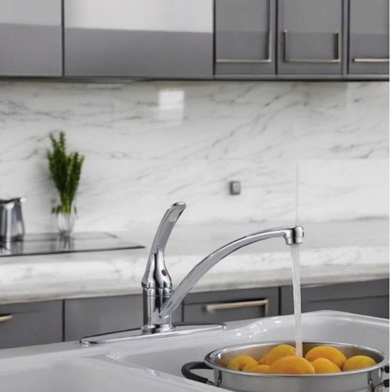 Lisslune | Single-Handle Kitchen Faucet with 360-Degree Swivel