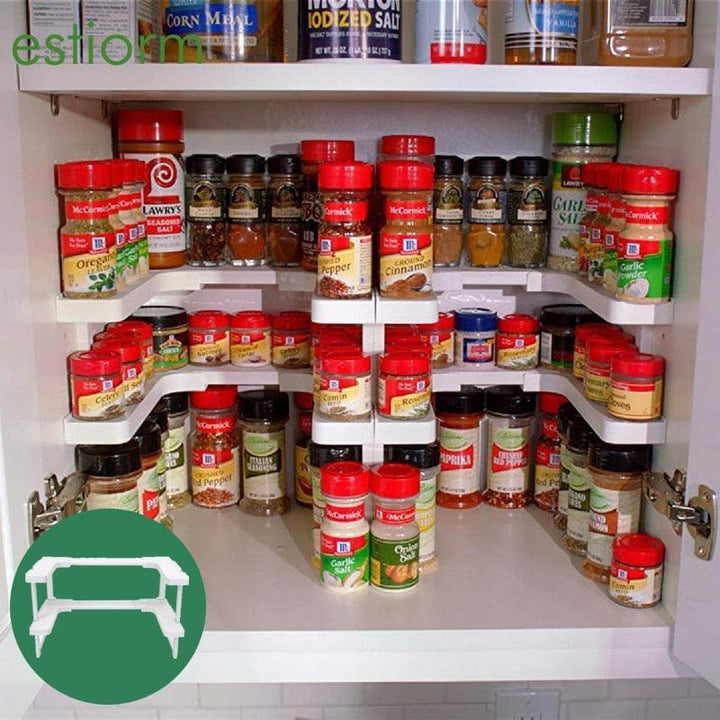 Lisslune | Deluxe stackable kitchen organizer for effortless cabinet storage