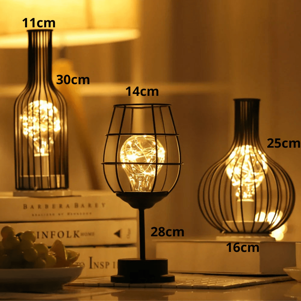 Lisslune | Demora | Luxury Wireless LED Table Lamp | Elegant Cordless Lighting for Any Space