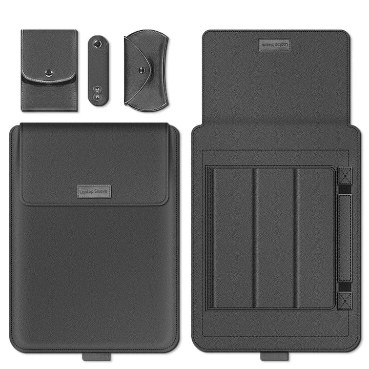 Lisslune | 4-in-1 Laptop Sleeve - Slim Protective Case with Stand Function