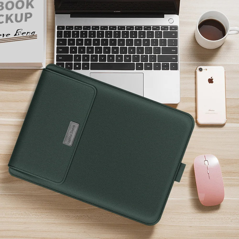 Lisslune | 4-in-1 Laptop Sleeve - Slim Protective Case with Stand Function