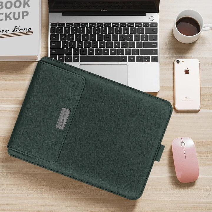 Lisslune | 4-in-1 Laptop Sleeve - Slim Protective Case with Stand Function
