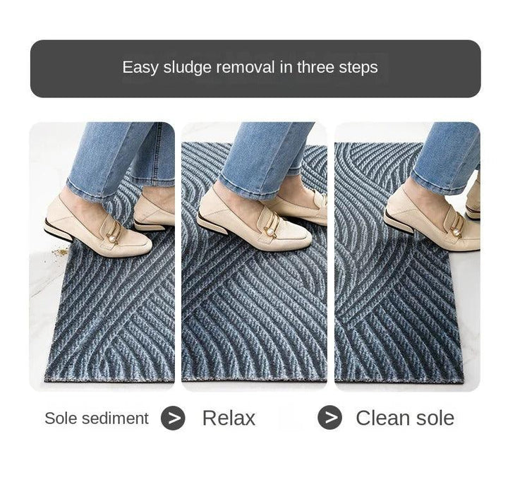 Lisslune | Modern, Nordic-style PVC doormat │ Non-slip doormat for the entrance area │ Sand-removing foot mat