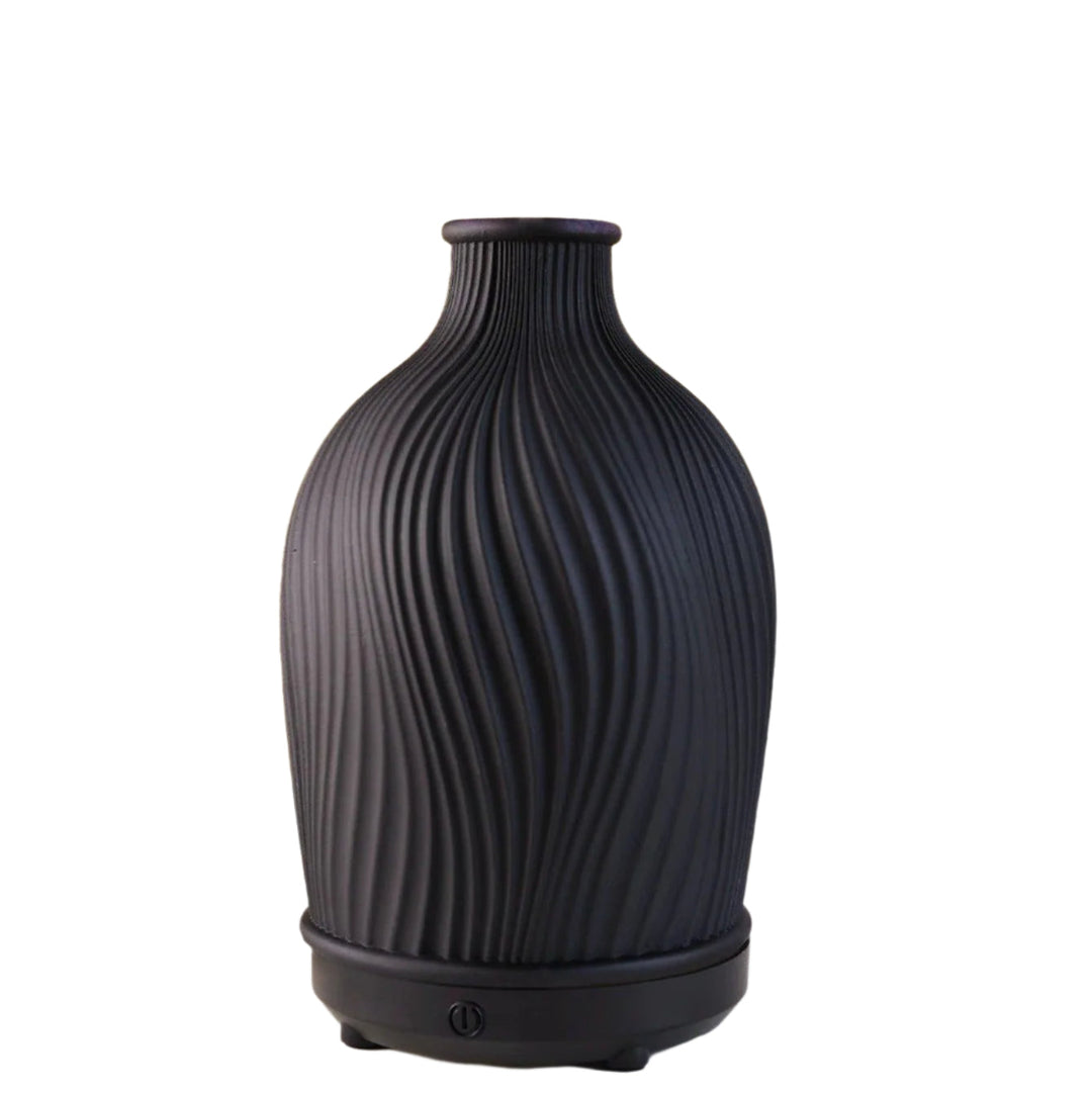 Lisslune | SereniMist vase-shaped ultrasonic aroma diffuser – Elegant aroma diffuser with soothing LED lighting