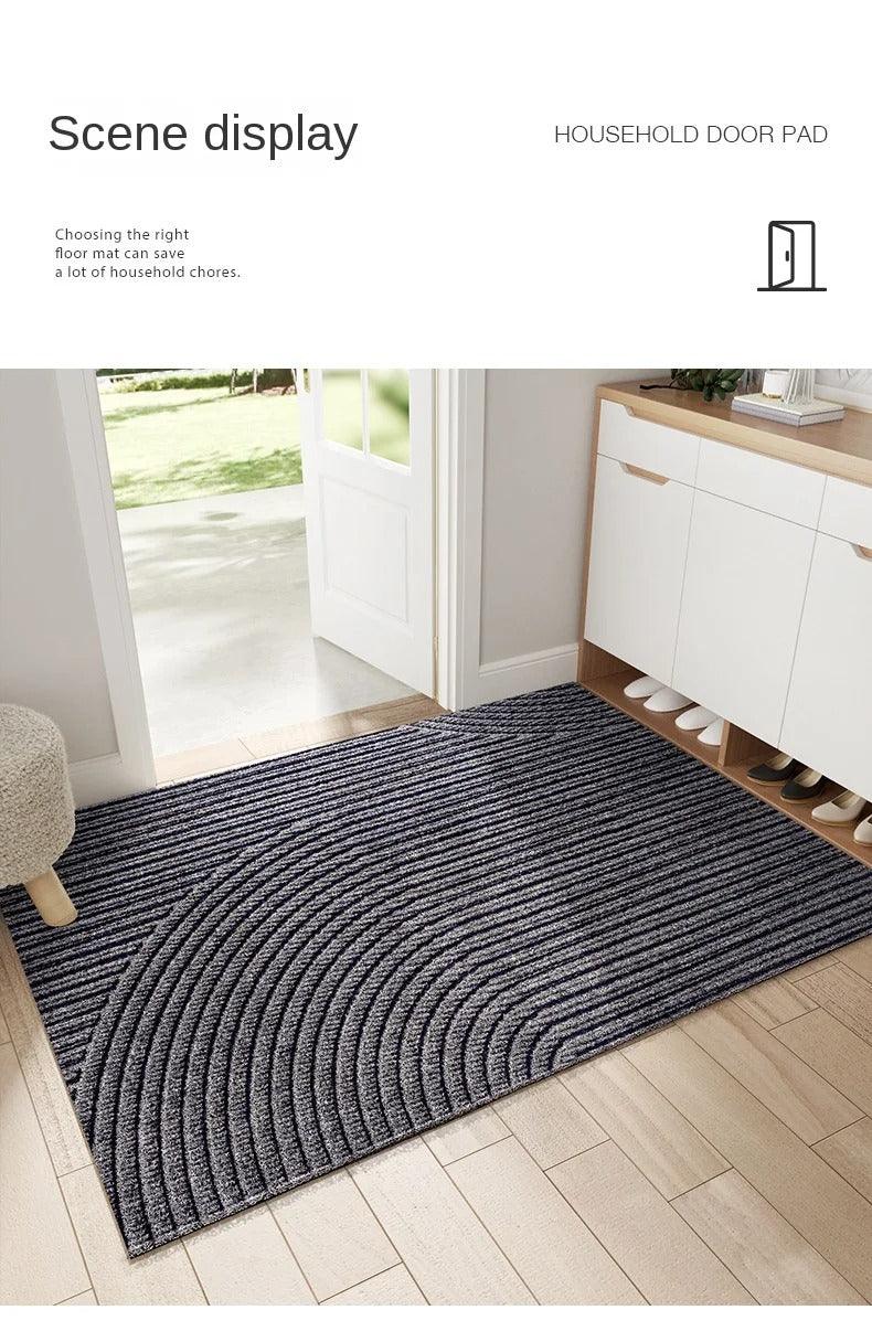 Lisslune | Modern, Nordic-style PVC doormat │ Non-slip doormat for the entrance area │ Sand-removing foot mat