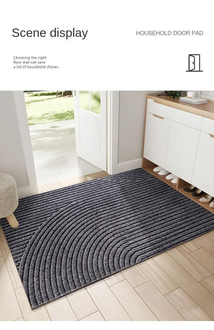 Lisslune | Modern, Nordic-style PVC doormat │ Non-slip doormat for the entrance area │ Sand-removing foot mat