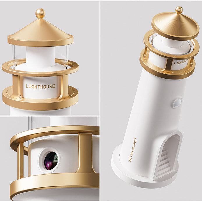 Lisslune | Lighthouse Speaker Bluetooth Lamp Moon Shadow Ambient Light Best Gift