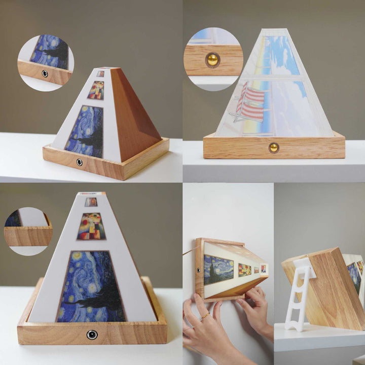 Lisslune | ArtGlow - 3D optical illusion wall lamp