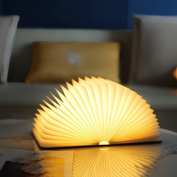 Lisslune | 📖 Wood book lamp - For desk study gift decoration light