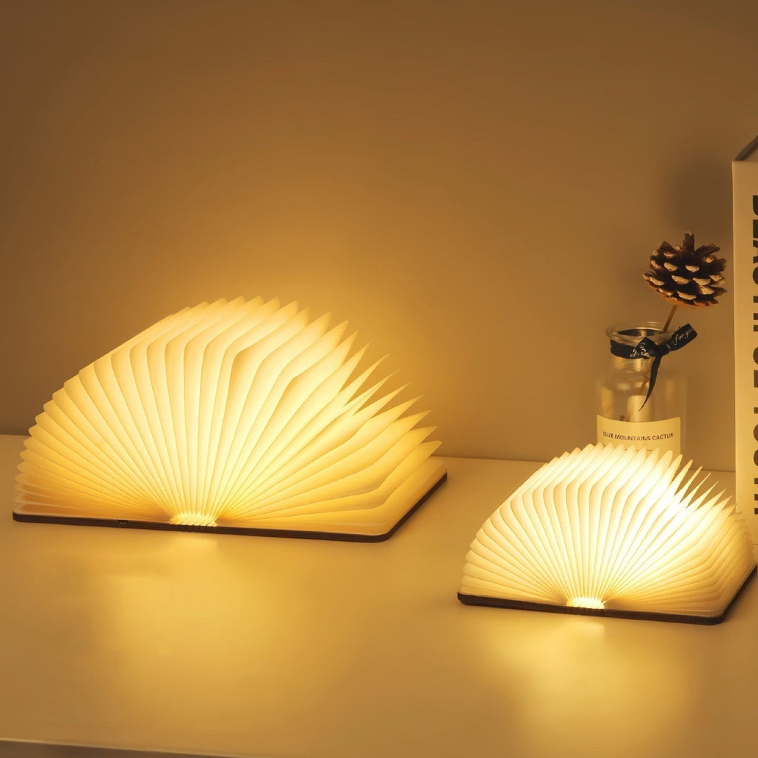 Lisslune | 📖 Wood book lamp - For desk study gift decoration light