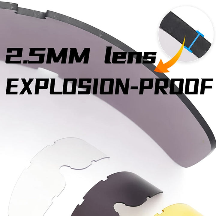 Lisslune | Mistview Safety Glasses Overlay – For Spectacle Wearers with Replaceable Lenses
