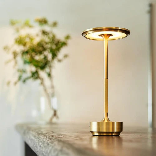 Lisslune | LuminaLux | Wireless Design Lamp | USB Rechargeable | Touch Control | Table Lamp | Mood Light