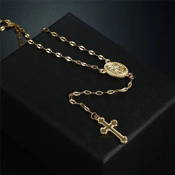 Lisslune | Spiritual Rosary Necklace – Stylish Faith Jewelry for Any Occasion