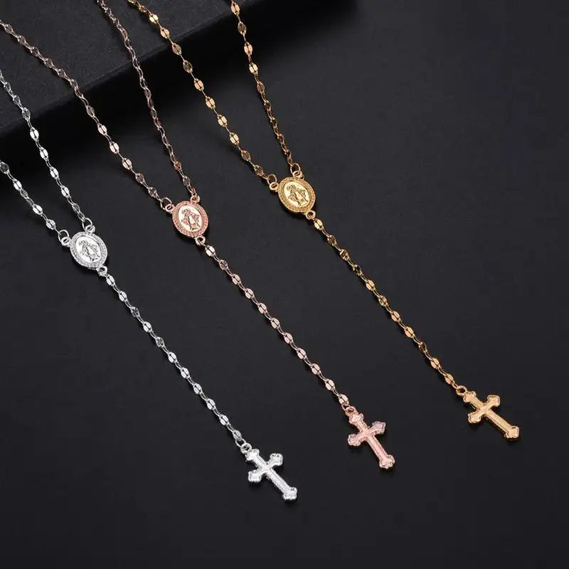 Lisslune | Spiritual Rosary Necklace – Stylish Faith Jewelry for Any Occasion
