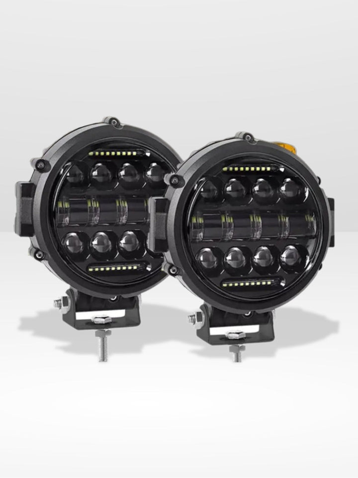 Lisslune | High Power LED Driving Light 7" | Long-Range Car & 4x4 Spotlight