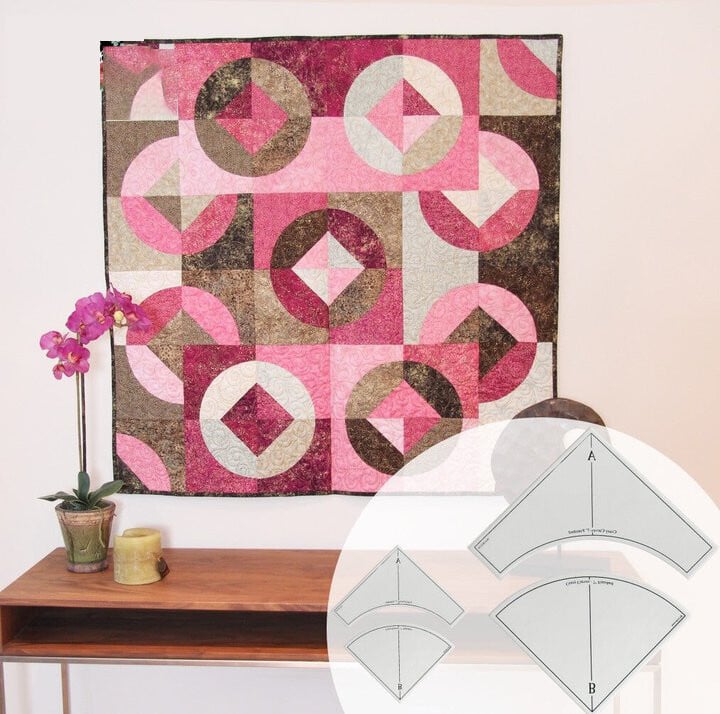 Lisslune | Quick Curve Quilt Template Set
