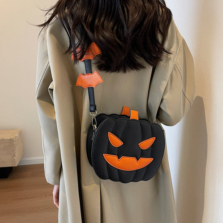 Lisslune | Halloween Messenger Bag – Minimalistic Shoulder Bag in Solid Colors