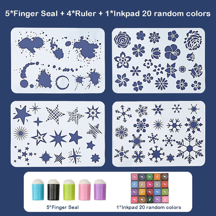 Lisslune | DIY sponge finger painting kit
