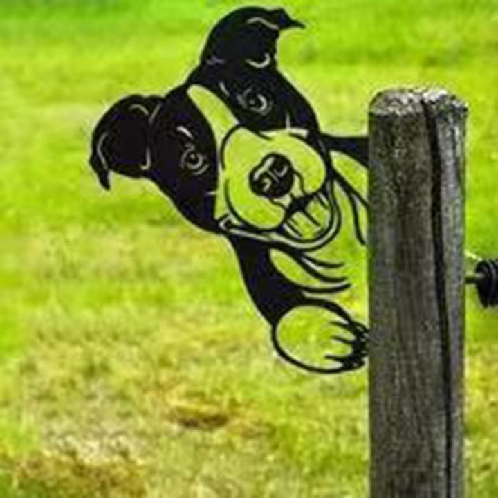 Lisslune | WildPost - Metal Dyresilhouette Fence Caps