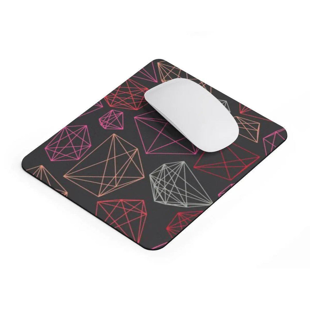 Lisslune | Glamorous Diamond Elegance Mouse Pad: Transform your workspace