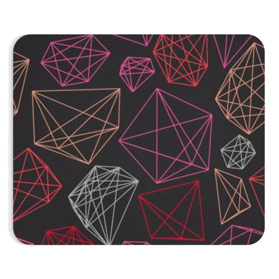 Lisslune | Glamorous Diamond Elegance Mouse Pad: Transform Your Workspace