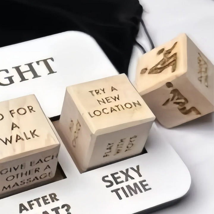 Lisslune | AmoréLuxe Date Night Dice | Fun relationship dice game for couples and romantic evenings