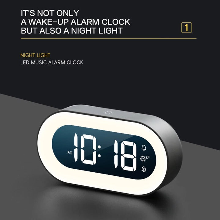 Lisslune | Digital Alarm Clock with Nightlight – Lumino