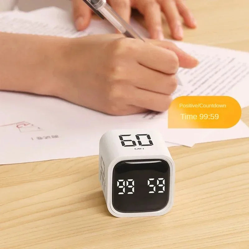 Lisslune | Time Cube SlimTimer – Portable LED Dice Timer with Motion Sensor