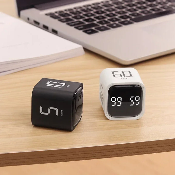 Lisslune | Time Cube SlimTimer – Portable LED Dice Timer with Motion Sensor
