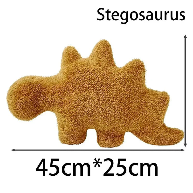Lisslune | Dino Nugget Plush Cushion: Cute Dino Chicken Nugget Cushion