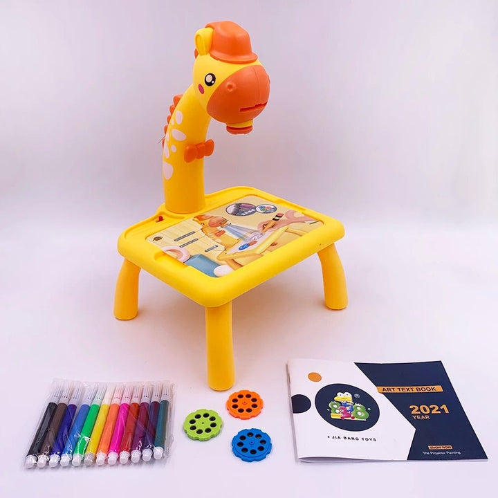 Lisslune | DinoDraw Deluxe Drawing Board – Reusable Art Station for Kids – Creative and Educational Fun