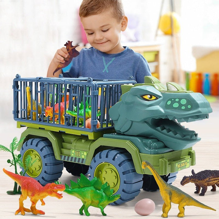 Lisslune | Dinotrek Explorers Set – Dinosaur and Vehicle Play Set for Kids – Adventure and Learning Fun