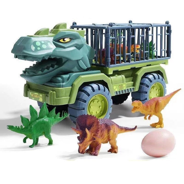 Lisslune | Dinotrek Explorers Set – Dinosaur and Vehicle Play Set for Kids – Adventure and Learning Fun