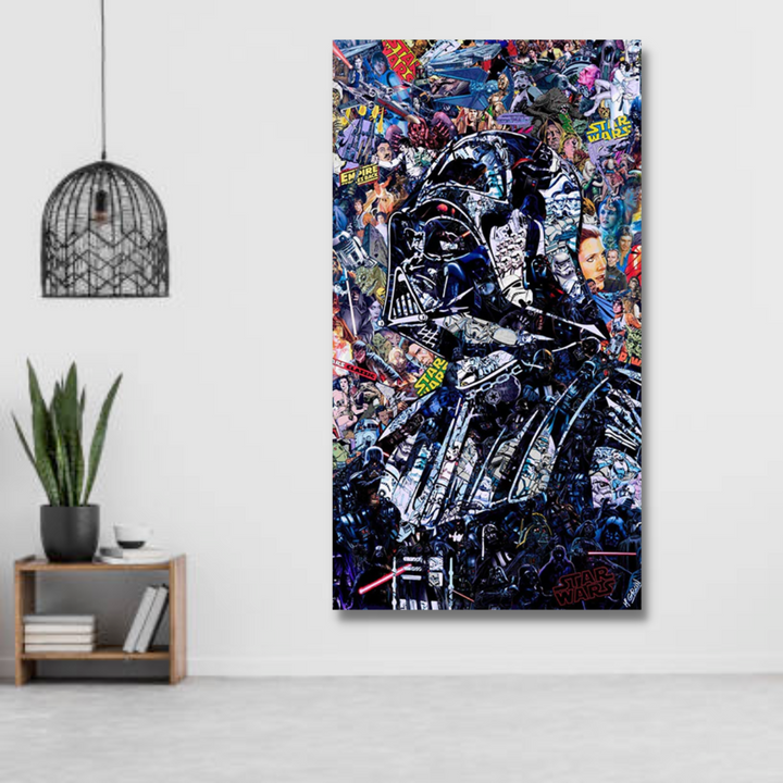 Lisslune | Disney Star Wars Poster Darth Vader Canvas Wall Art - Wall Decoration - Famous Wall Art