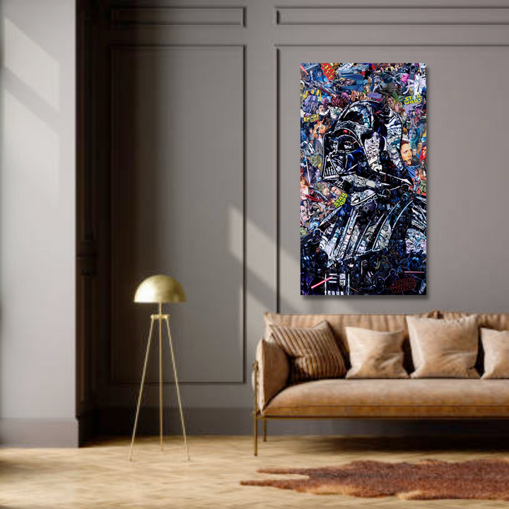 Lisslune | Disney Star Wars Poster Darth Vader Canvas Wall Art - Wall Decoration - Famous Wall Art
